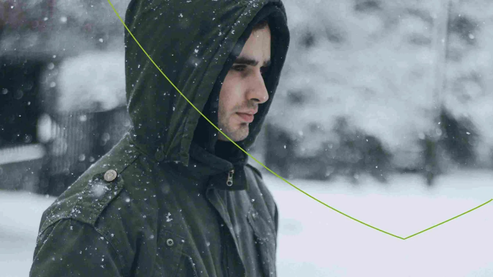 Ik ben somber in de winter
